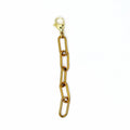 Alargador de collares de cadena de acero inoxidable dorado tipo clip de 8,5 cm con mosquetón – TideStone